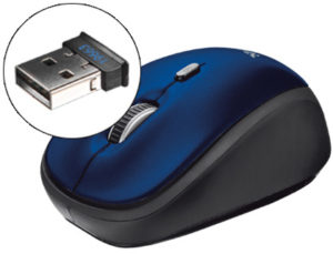 RATON TRUST OPTICO 1600 DPI INALAMBRICO NANO RECEPTOR USB 2,4 GHZ AZUL