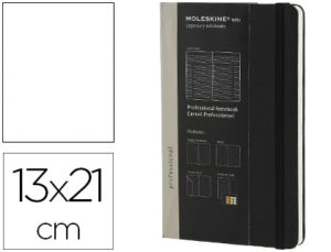 LIBRETA MOLESKINE TAPA DURA PROFESIONAL 240 HOJAS LISTAS DESMONTABLES TAREAS PLANNING COLOR NEGRO 130X210 MM