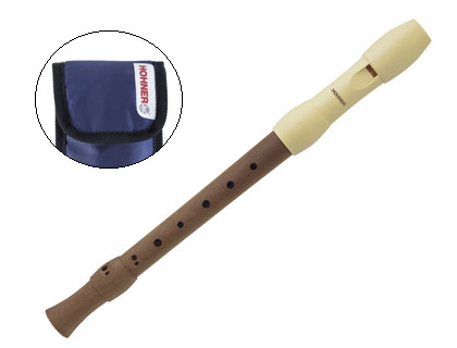 FLAUTA HOHNER MADERA ALEGRA FUNDA AZUL