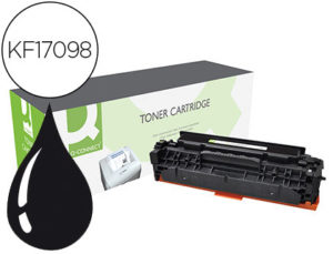 TONER Q-CONNECT COMPATIBLE CF380A LASERJET MFP M476 NEGRO -2.400 PAG-