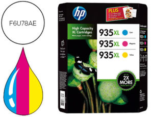 INK-JET HP 935XL 6230 / 6830 PACK MULTICOLOR 1.200 PAG