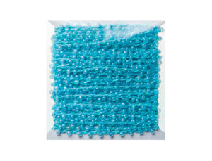 HILO CON PERLAS COLOR AZUL LONGITUD 4,5 M