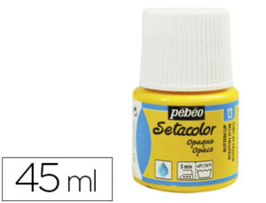 PINTURA PARA TELA PEBEO SETACOLOR OPAQUE BOTON DE ORO 45ML