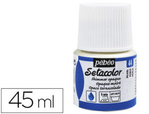 PINTURA PARA TELA PEBEO SETACOLOR OPAQUE MOIRE PERLA 45ML