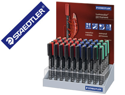 STAEDTLER rotulador permanente retroproyeccion punta fina 0.6 mm