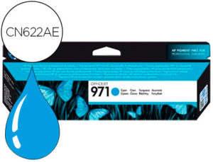 INK-JET HP 971XL OFFICEJET PRO X 451 / 476 / 551 / 576 CIAN 2.500 PAG