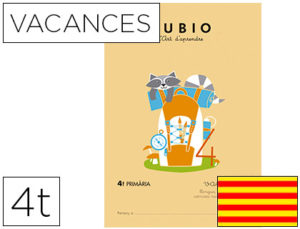 CUADERNO RUBIO VACACIONES 4º PRIMARIA CATALAN