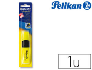 ROTULADOR PELIKAN FLUORESCENTE TEXTMARKER 490 AMARILLO BLISTER DE 1 UNIDAD