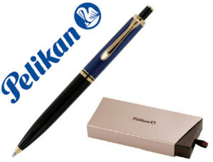 BOLIGRAFO PELIKAN SOUVERAN K400 NEGRO / AZUL DETALLES ORO
