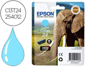 INK-JET EPSON 24 EXPRESSION XP-55 / 750 / 760 / 850 / 860 / 950 / 960 / 750 / 850 CIAN CLARO 240 PAG
