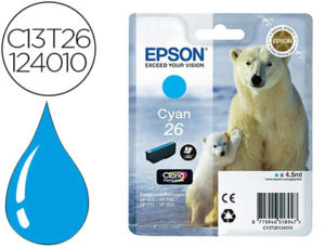 INK-JET EPSON T2612 EXPRESSION XP-600 / 605 / 700 / 800 CYAN – 300 PAG –