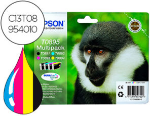 INK-JET EPSON T0895 STYLUS S20 / 21 / SX105 PACK MULTICOLOR