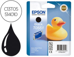 INK-JET EPSON T0551 STYLUS PHOTO RX420 / 520 NEGRO – 290 PAG –