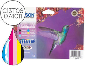INK-JET EPSON T0807 STYLUS PHOTO R265 / 285 PACK MULTICOLOR