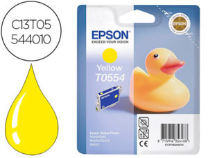 INK-JET EPSON T0554 STYLUS PHOTO RX420 AMARILLO – 290 PAG –