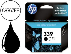 INK-JET HP DJ 6540 6620 5740 5 745 5940 6840 6540 6940 9800 PHOTOSMART 2575 2710 8050 8150 8450 PSC2350 N.339 NEGRO 21ML
