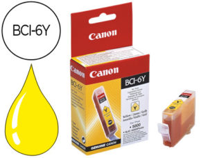 INK-JET CANON BCI-6Y AMARILLO ORIGINAL PARA CANON S800/900 S9000