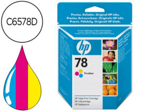 INK-JET HP DJ 920 940 1220 128 0 3820 6120 PS 1000 1100 1200 1300 SERIES OJ SERIE G K V40 PSC 700 750 N.78 TRICOLOR 19ML